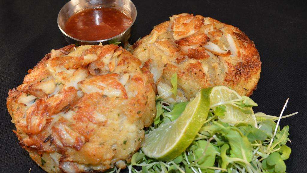 Single Jumbo Lump Crab Cake · Fresh Jumbo Lump and Lump crab meat blended with mayo, Cage free egg, bread crumbs, and Cameron's spices.Single 8 Oz. crab cake.