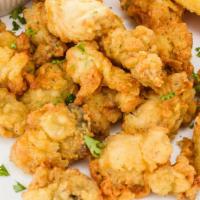 1/2 Ib. Fried Oysters · Large Select oysters lightly battered and fried to perfection.