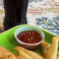Kids Chicken Fingers · 3 pieces of Chicken Fingers with French Fries and Ketchup on the side