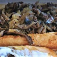 Steak & Cheese Grinder · Add onion, peppers, mushroom for and additional charge.