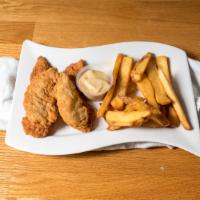 Chicken Tenders · With French Fries and Honey Mustard.