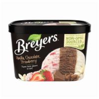 Breyers Vanilla Chocolate Strawberry (48Oz) · 