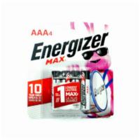 Energizer Battery Aaa Max, 4 Pack · 