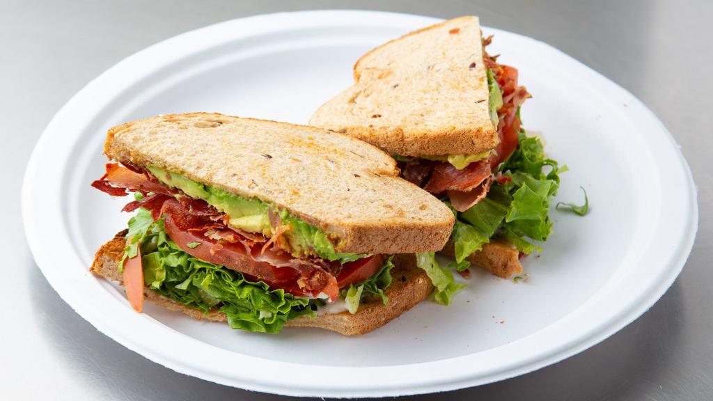 Avocado Slt Sandwich · Avocado | speck | lettuce | tomato mayonnaise mul.