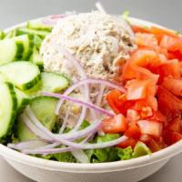 Garden Salad · Lettuce | tomato | red onion | cucumber choice.