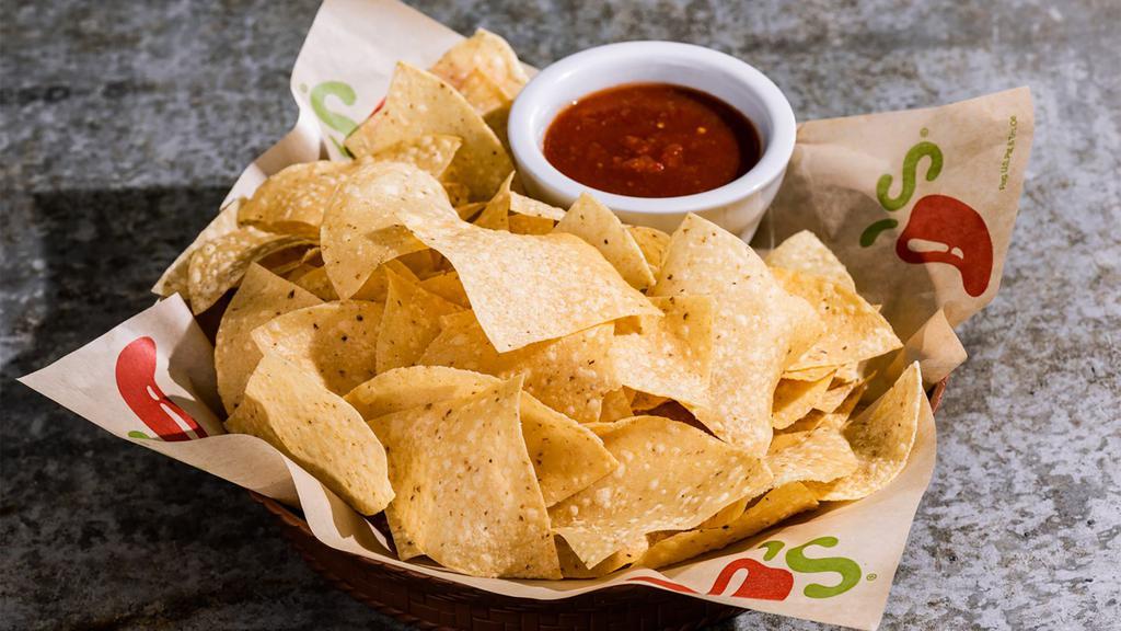 Tostada Chips · Favorite. Extra-thin authentic corn tostada chips made fresh daily. Served with fresh salsa. 910 cal.