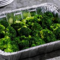 Steamed Broccoli · 250 cal.