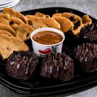 Dessert Combo · A combination dessert platter with oven-baked chocolate chip cookies and mini molten cakes. ...