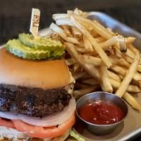 The Burger* · our classic burger on a martin’s potato roll with joe’s special sauce, lettuce, tomato, onio...