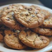 Dozen Chocolate Chip Cookies · baked fresh daily