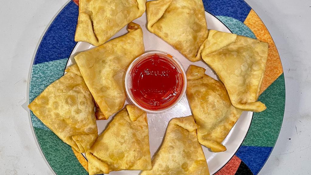 Cheese Wonton(10) · with Sweet & Sour Sauce.