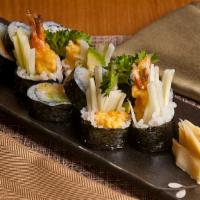 Shrimp Tempura Roll · Shrimp tempura, avocado and cucumber