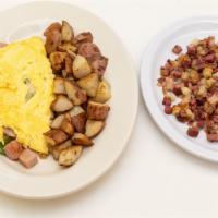 Western Omelet · Ham, Peppers, Onions & Cheese.