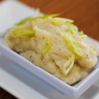Mashed Potato · Potatoes that have been mashed and mixed with milk butter and seasoning.