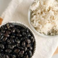 Side Of Rice & Beans · Jasmine white rice served with Cuban-style black beans
