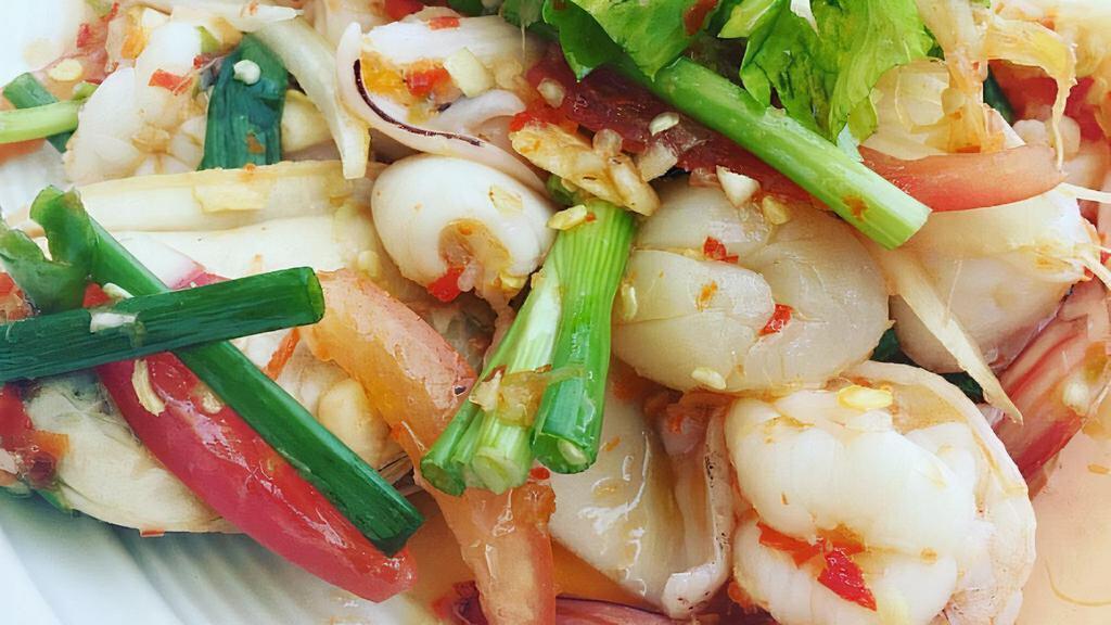Yum Talay (Thai Seafood Salad) · 