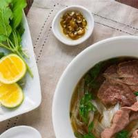 Pho Tai · Pho with raw beef fillet.