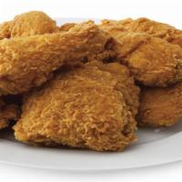 1/4 Fried Chicken Dark Meat · Crispy fried leg and thigh, served with two side dishes and a choice of bread on the side. W...
