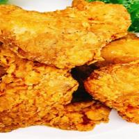 Fried Chicken Wings (4) Only · Crispy fried whole chicken wings. We fry in premium canola oil.