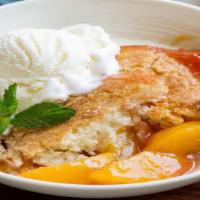 Peach Cobbler · Our #1 selling old fashioned Peach Cobbler