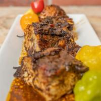 Jerk Chicken · All platters come with one size only (large) with your choice of protein with 2 sides. serve...