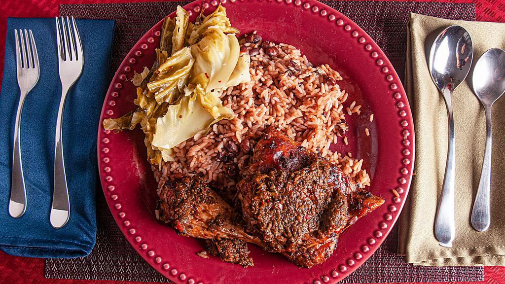 Jamaican Jerk Chicken With Rice · 