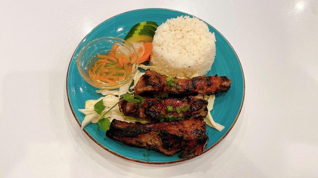 Vietnamese Bbq Pork Spare Ribs · Grilled BBQ Spare Ribs serve with White or Brown rice