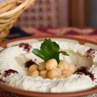 Hummus · Creamy chickpea puree, olive oil, and tahini.