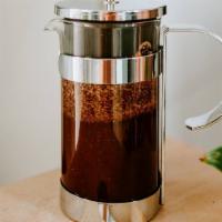 French Press · Small batch Brewed coffee