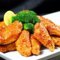 Wild Over Wings (Korean Fried Chicken) · Our famous twice fried Korean fried jumbo chicken wings.  Give it a try!