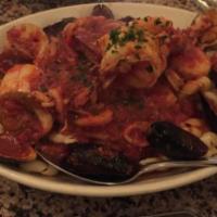 Shrimp Fra Diavolo · Shrimp sautéed in our homemade spicy marinara sauce.