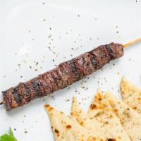 Individual Lamb Skewer · Each lamb skewer comes with a pita bread.