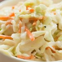 Coleslaw · A creamy and crunchy coleslaw, made fresh every day with cabbage and carrots.