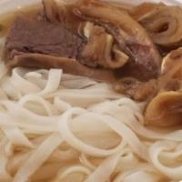Beef Briskets Noodle Soup · Choice of noodle, thin egg noodle, flat rice noodle, Udon noodle.