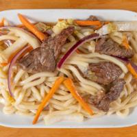 Yaki Udon Stir - Fried · Choice of chicken, beef for extra charge, shrimp or vegetable.