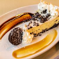 Oreo Dream Cheesecake · Favorite. Oreos baked in fluffy cheesecake topped with whip frosting, showered in Oreo crumb...