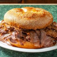 Roast Beef · Hand carved, slow roasted USDA PRIME roast beef sandwich, served on a fresh baked Liscio's K...