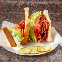 Blt Sandwich · Bacon, lettuce, and tomato.