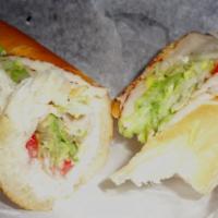 Turkey Hoagie (6”) · All hoagies served on fresh rolls with oil or mayo lettuce tomato onions american or provolo...