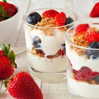 Yogurt Parfait · Greek Yogurt, Berry Compote, Granola