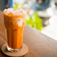 Thai Tea(Iced) · Herbal Thai red tea, milk over ice