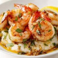 Garlic Shrimp · Fresh shrimp tossed in roasted garlic and cooked in vinaigrette, bell peppers and rich cream.