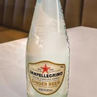 San Pellegrino Ginger Beer · A bitter sweet flavor in this sparkling ginger drink.