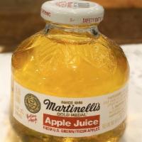 Martinelli'S Apple Juice · 100% premium apple juice from U.S. grown fresh apples. Not from concentrate. - Glass bottle.