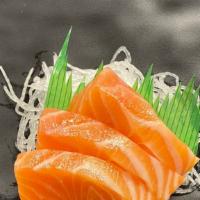 Sake Sashimi (Salmon) · Raw Fish.
