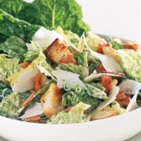 Caesar Salad · Romaine lettuce, hard-boiled
egg, parmesan cheese, & croutons.