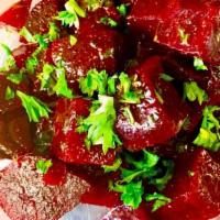 Roasted Beets · Roasted beets toasted with olive oil parsley special spices and lemon