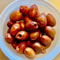 Kalamata Olives · Marinated kalamata olives