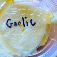 Garlic Sauce · Homemade garlic sauce with fresh lemon