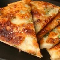 Chinese Pizza With Scallion Pancake · 